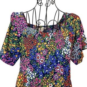 Vintage Vanity Fair Smocked Dress Size Medium